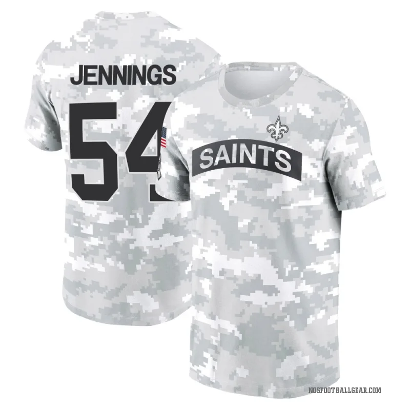 Anfernee Jennings Men's Camo New Orleans Saints Arctic 2024 Salute to Service Performance T-Shirt