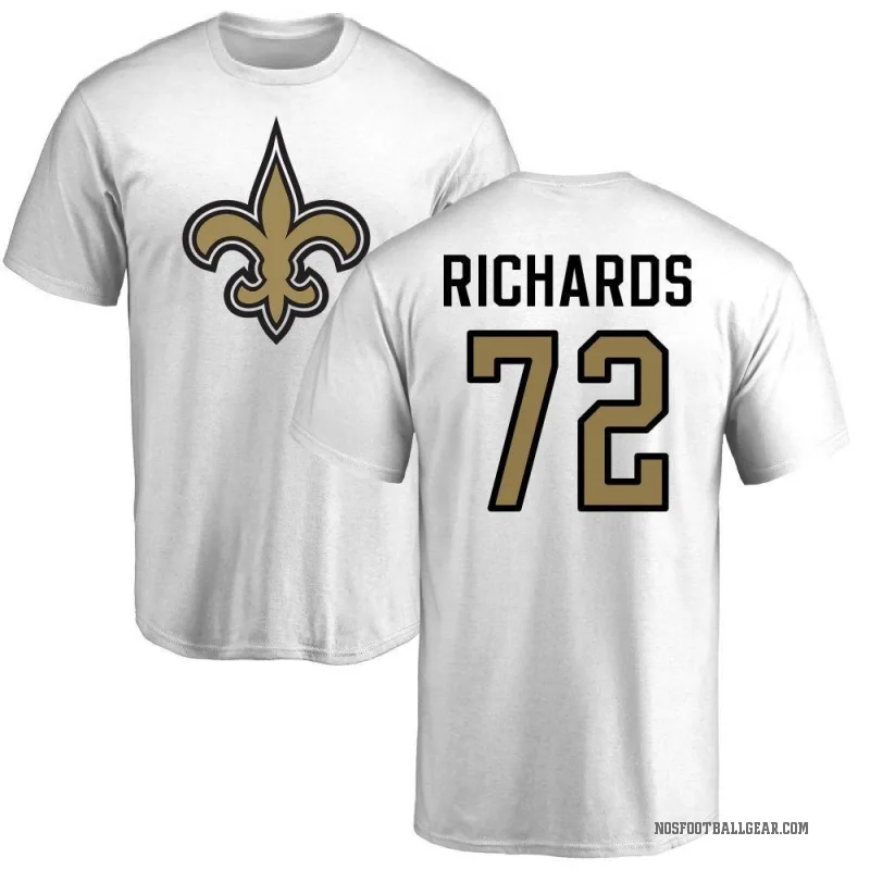 Asim Richards Youth White New Orleans Saints Logo T-Shirt -
