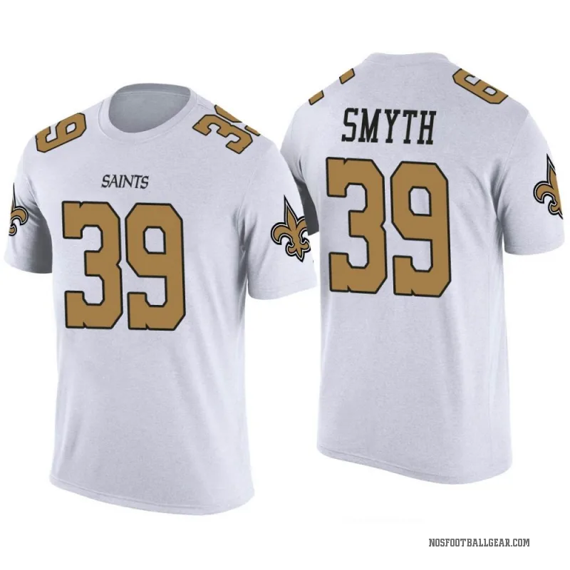 Charlie Smyth Men's White New Orleans Saints Color Rush T-Shirt