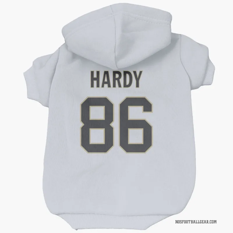 Cody Hardy  White New Orleans Saints  Cat & Dog Pet Hoodie