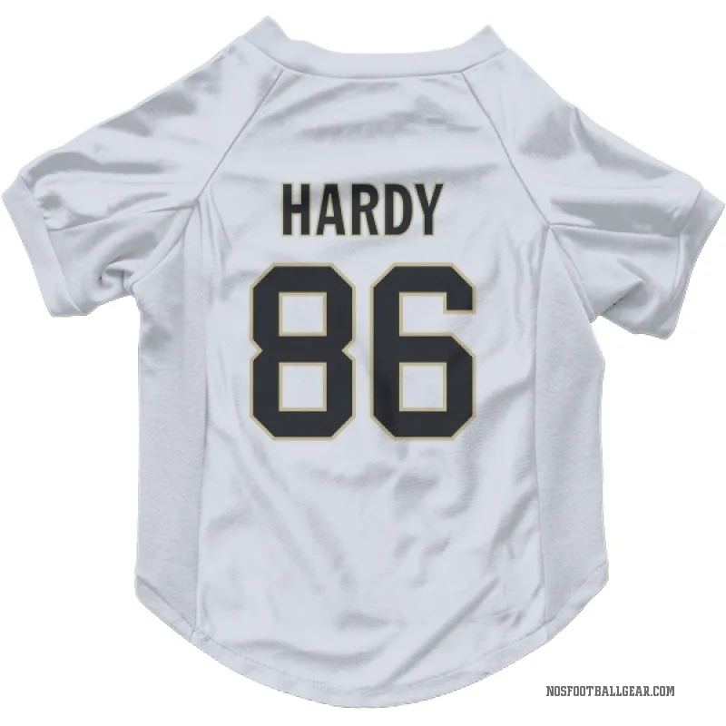 Cody Hardy  White New Orleans Saints  Cat & Dog Pet Jersey