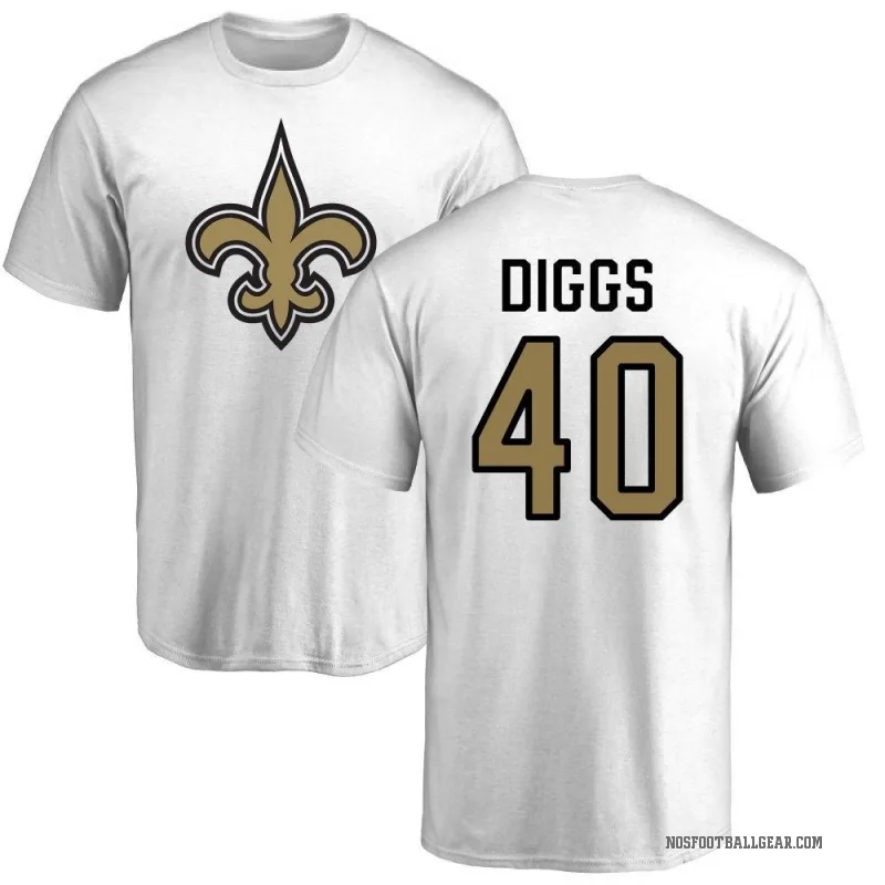 Fadil Diggs Youth White New Orleans Saints Logo T-Shirt -