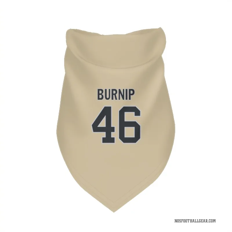 James Burnip  Gold New Orleans Saints  Cat & Dog Pet Bandana