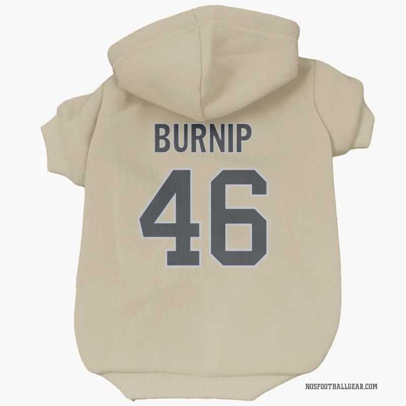 James Burnip  Gold New Orleans Saints  Cat & Dog Pet Hoodie