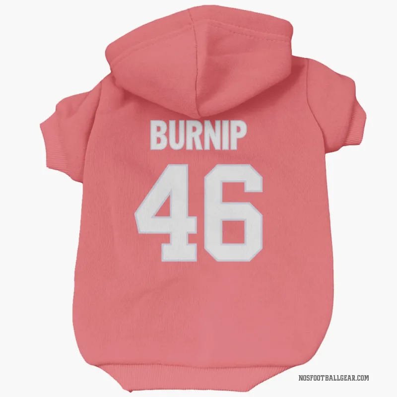 James Burnip  Pink New Orleans Saints  Cat & Dog Pet Hoodie