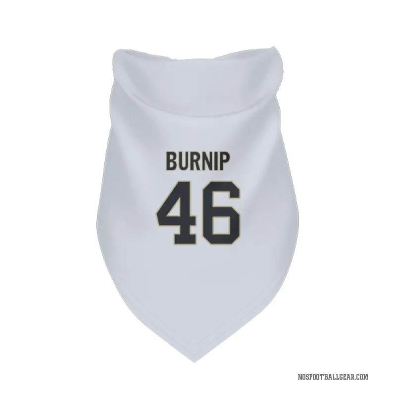 James Burnip  White New Orleans Saints  Cat & Dog Pet Bandana