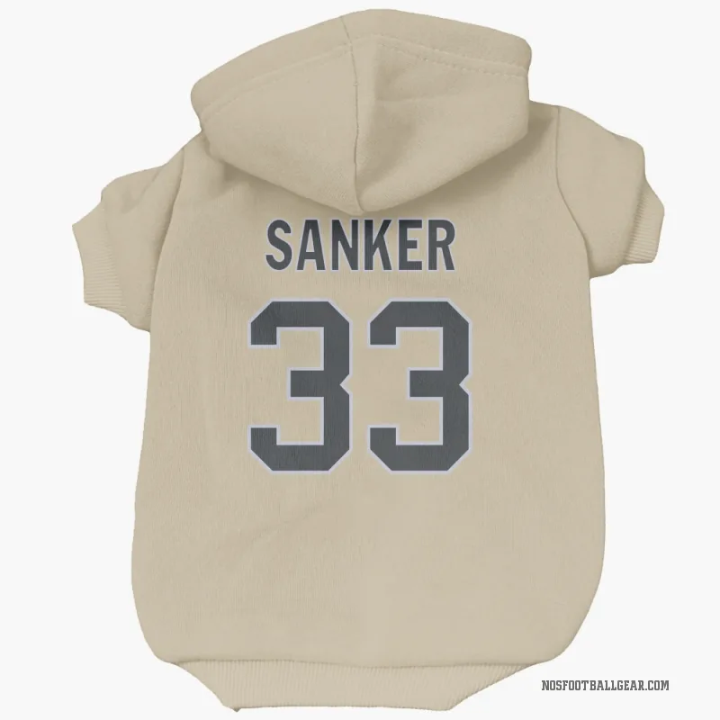 Jonas Sanker  Gold New Orleans Saints  Cat & Dog Pet Hoodie