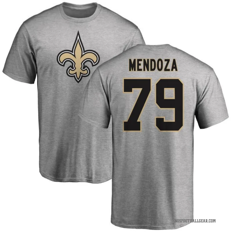 Jonathan Mendoza Youth Ash New Orleans Saints Logo T-Shirt -