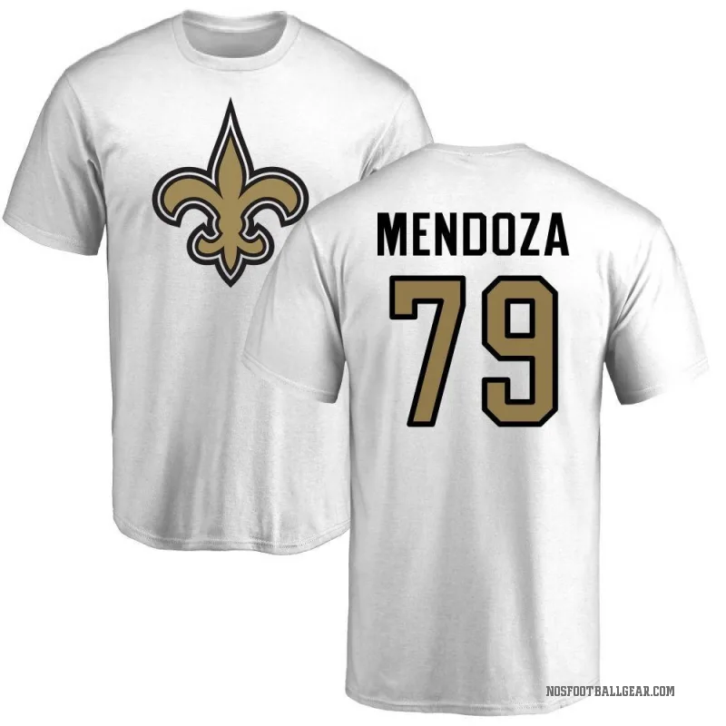 Jonathan Mendoza Youth White New Orleans Saints Logo T-Shirt -