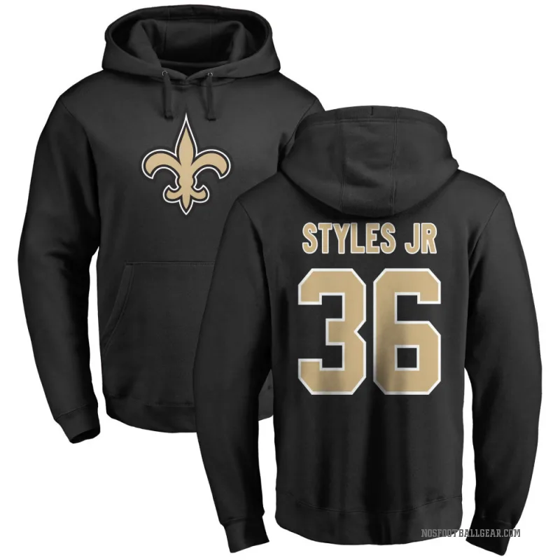 Lorenzo Styles Jr. Men's Black New Orleans Saints Pro Line Logo Pullover Hoodie