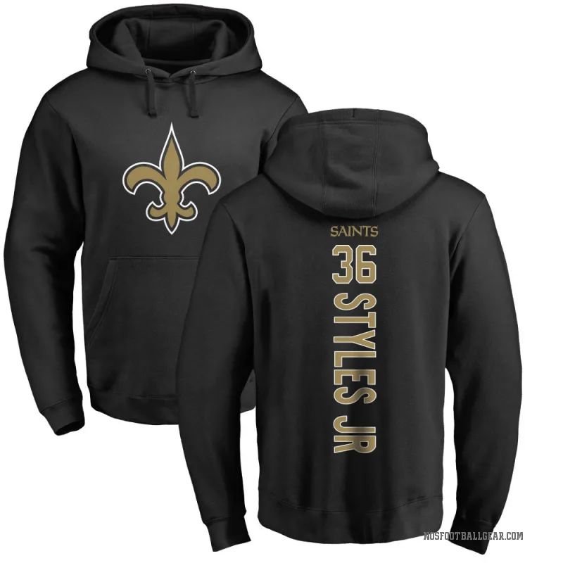 Lorenzo Styles Jr. Youth Black New Orleans Saints Pro Line Backer Pullover Hoodie