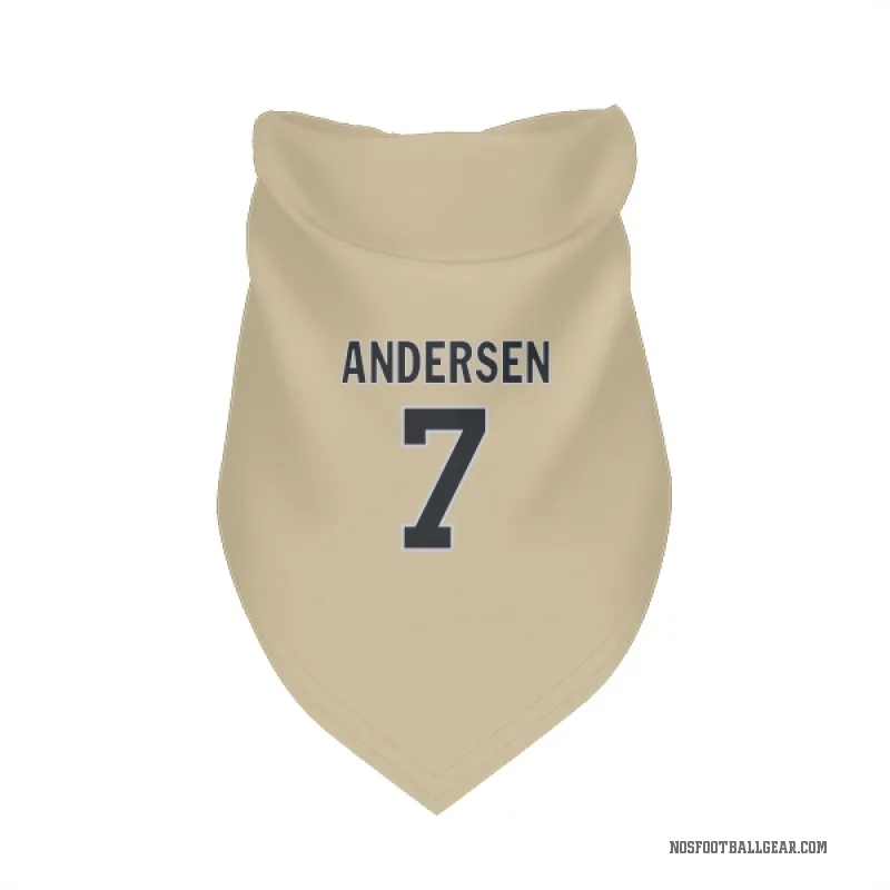 Morten Andersen Gold New Orleans Saints Cat & Dog Pet Bandana