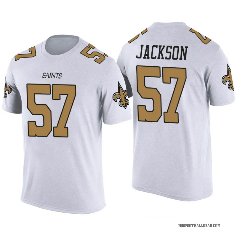 Rickey Jackson Men's White New Orleans Saints Color Rush T-Shirt