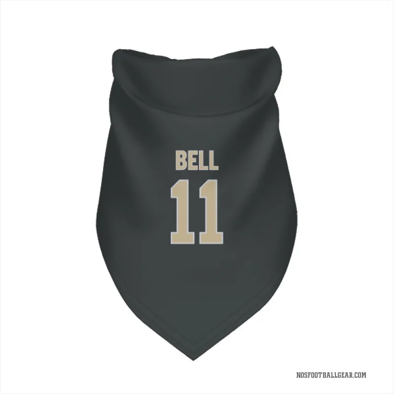 Ronnie Bell  Black New Orleans Saints  Cat & Dog Pet Bandana