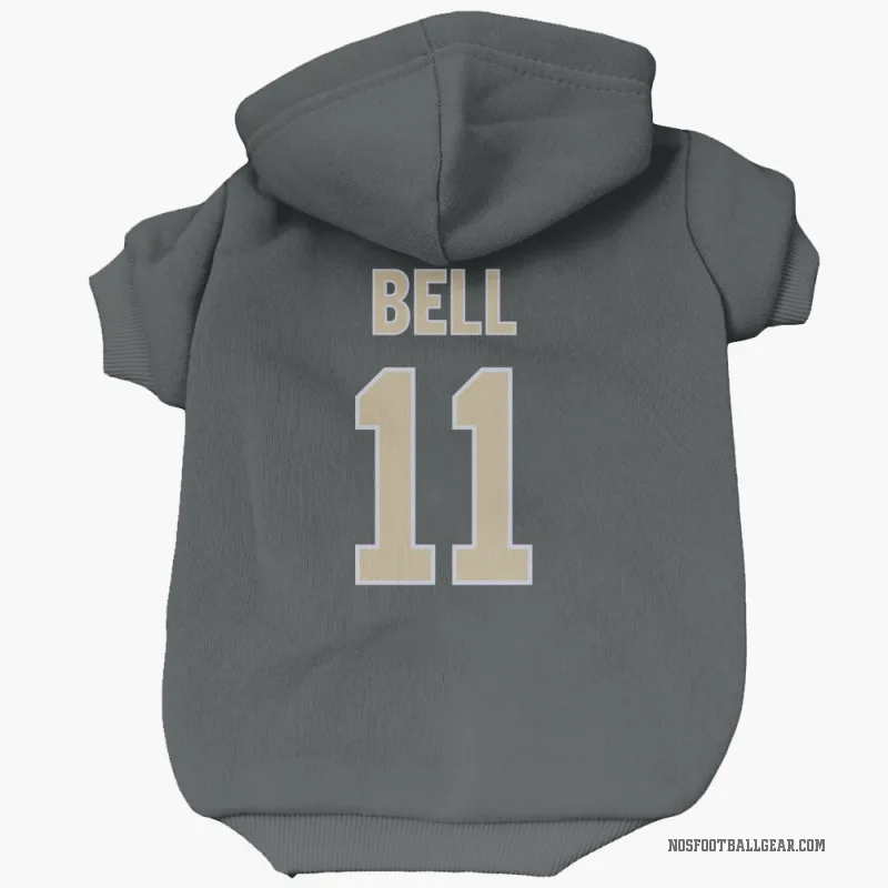 Ronnie Bell  Black New Orleans Saints  Cat & Dog Pet Hoodie
