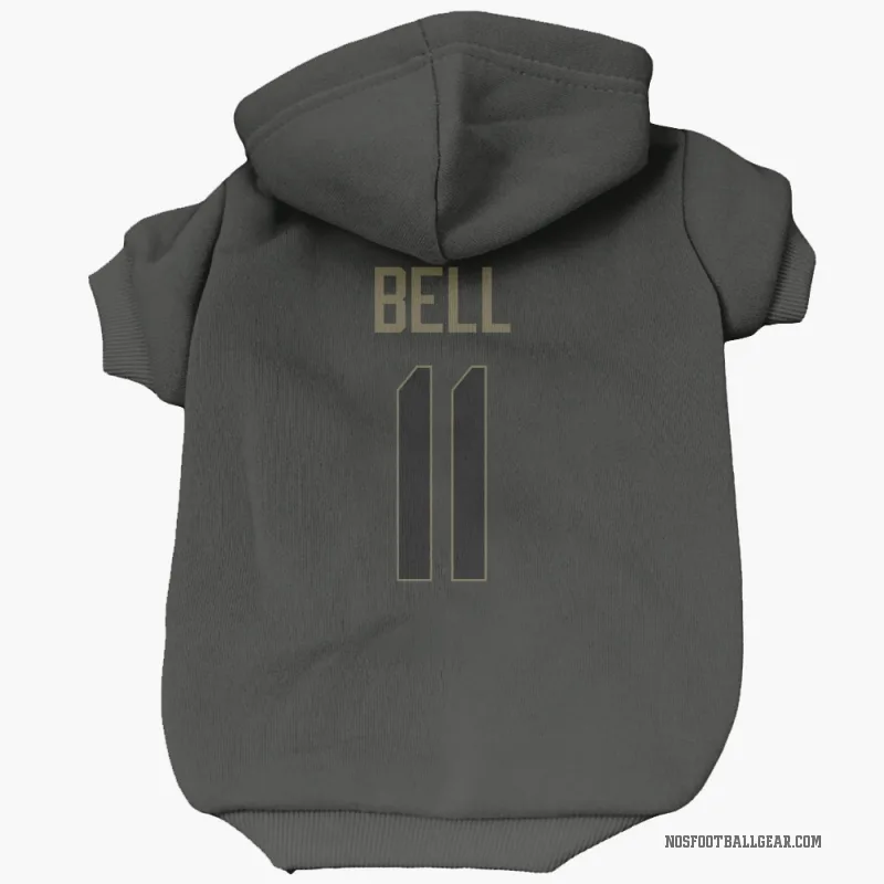 Ronnie Bell  Black New Orleans Saints  Service Cat & Dog Pet Hoodie