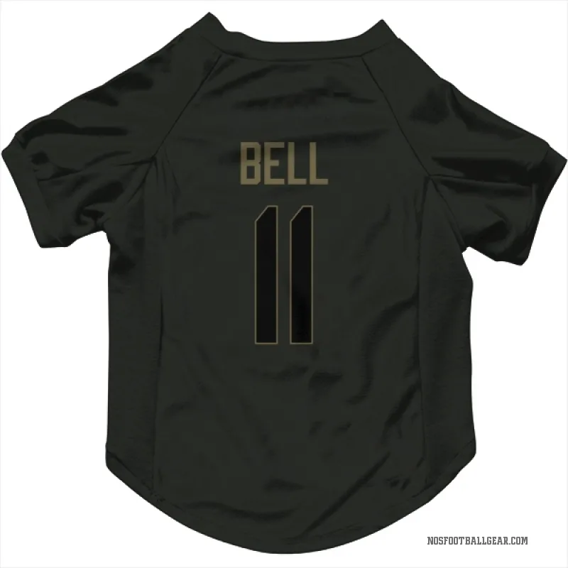 Ronnie Bell  Black New Orleans Saints  Service Cat & Dog Pet Jersey