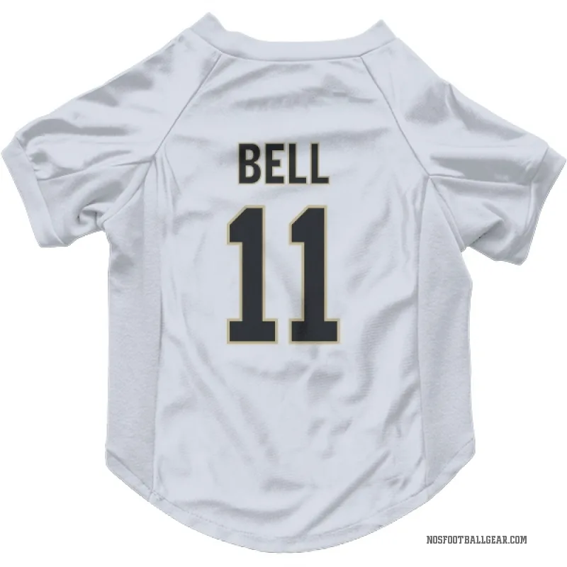 Ronnie Bell  White New Orleans Saints  Cat & Dog Pet Jersey